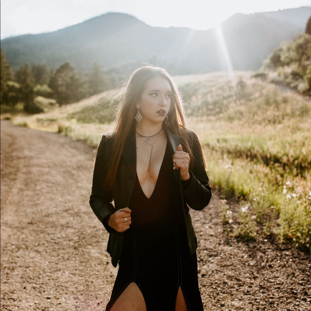 Purple bodysuit